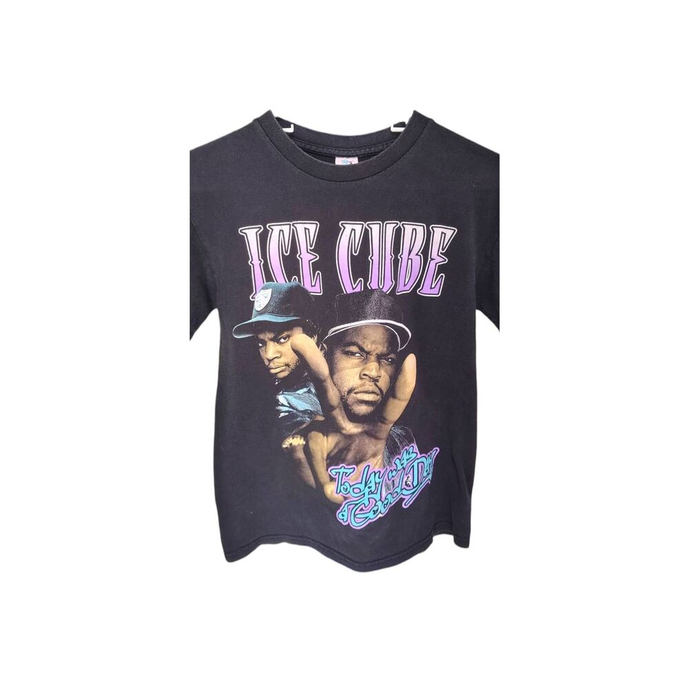 Vintage Ice Cube “Today Was a Good Day” Rap Graphic T-Shirt Black Single Print S